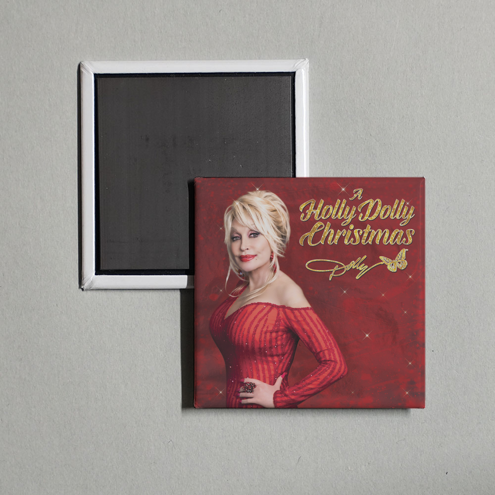 Dolly Parton - Silent Night Album Cover Fridge Magnet