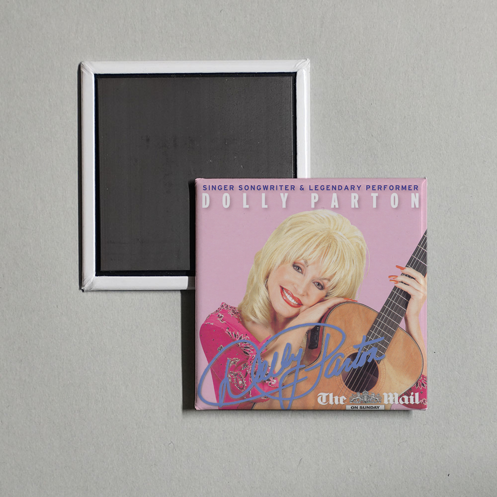 Dolly Parton - Singer Songwriter & Legendary Performer Album Cover Fridge Magnet