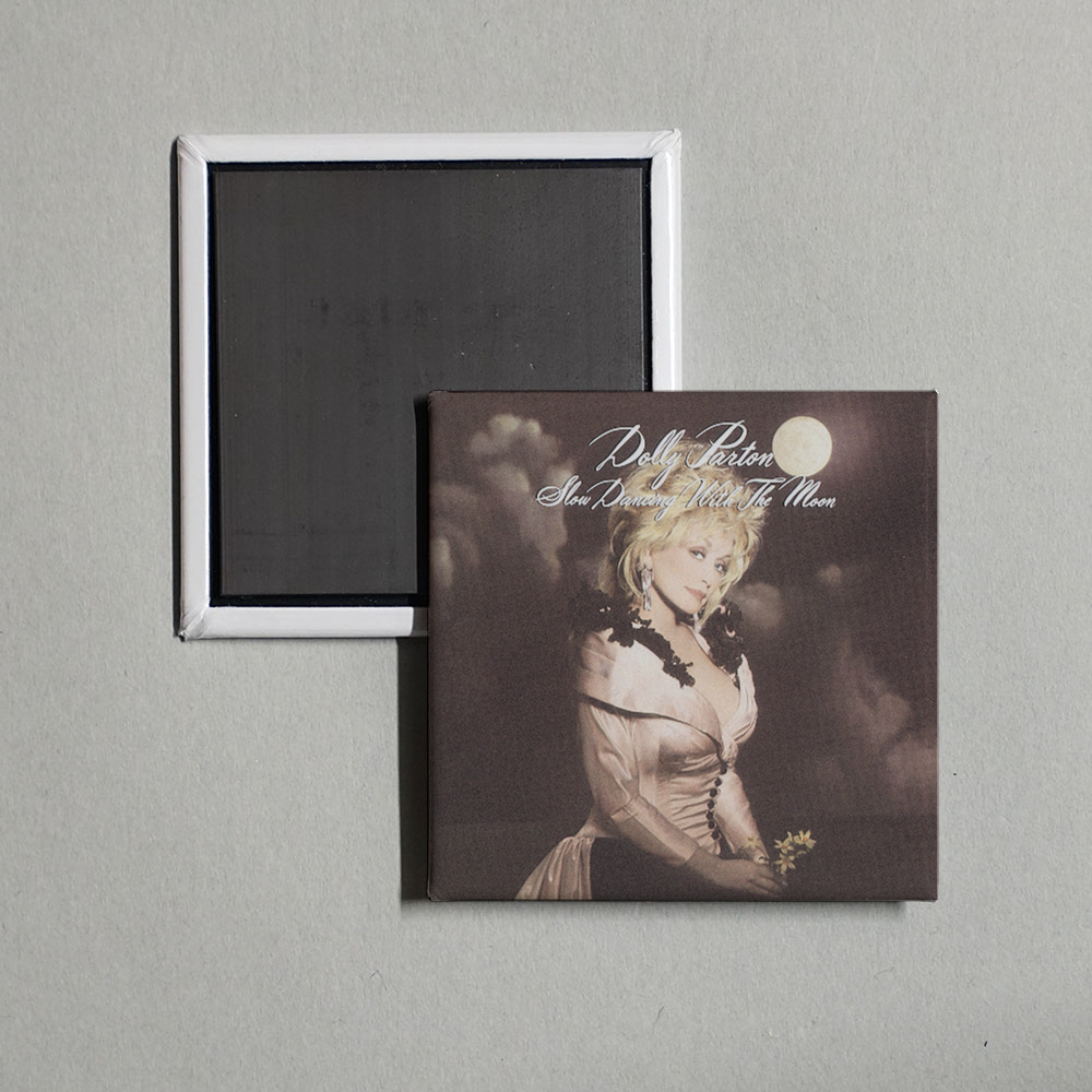 Dolly Parton - Slow Dancing With The Moon Album Cover Fridge Magnet