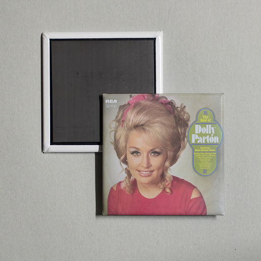 Dolly Parton - The Best of Dolly B Album Cover Fridge Magnet