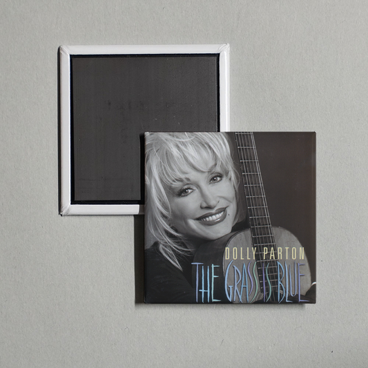 Dolly Parton - The Grass Is Blue Album Cover Fridge Magnet