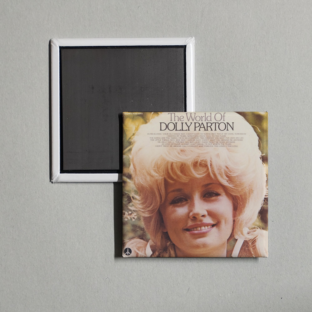 Dolly Parton - The World of Dolly Parton Album Cover Fridge Magnet