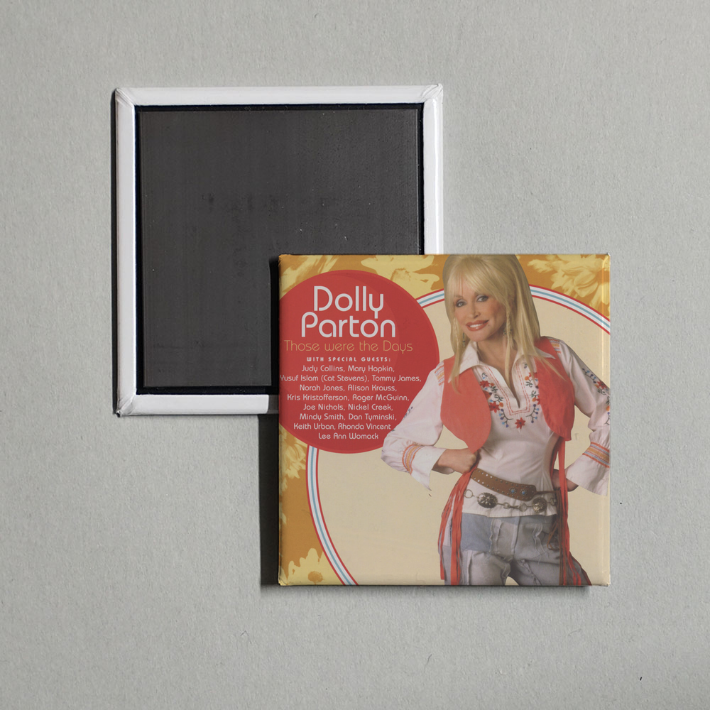 Dolly Parton - Those Were the Days Album Cover Fridge Magnet