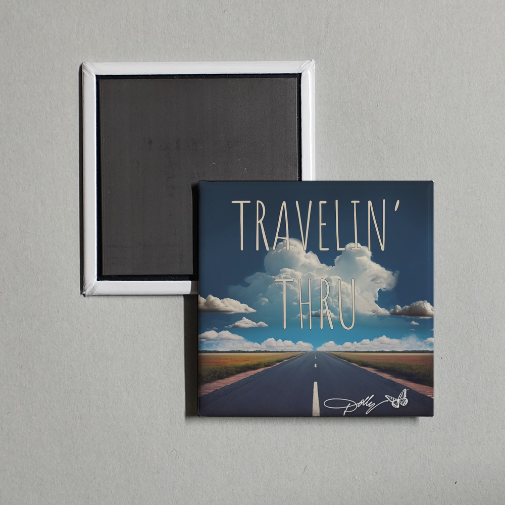 Dolly Parton - Travelin' Thru Album Cover Fridge Magnet
