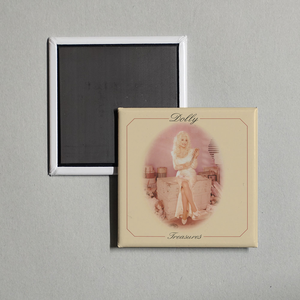 Dolly Parton - Treasures Album Cover Fridge Magnet