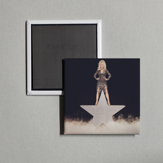Dolly Parton - We Are The ChampionsWe Will Rock You Album Cover Fridge Magnet