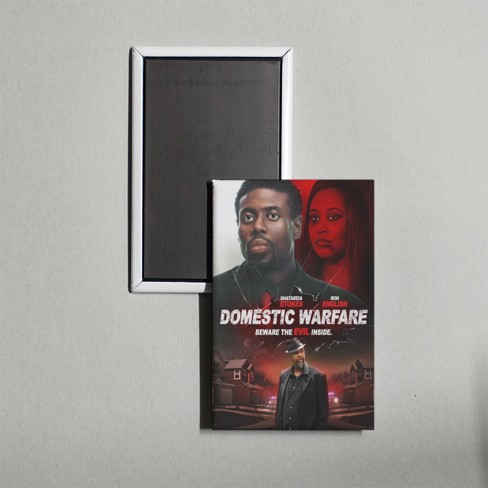 Domestic Warfare Mini Movie Fridge Magnet