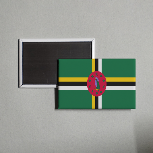 Dominica Flag Fridge Magnet