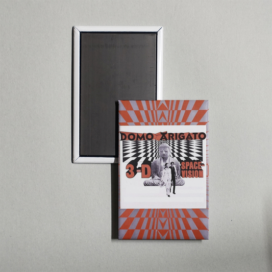 Domo Arigato Mini Movie Fridge Magnet