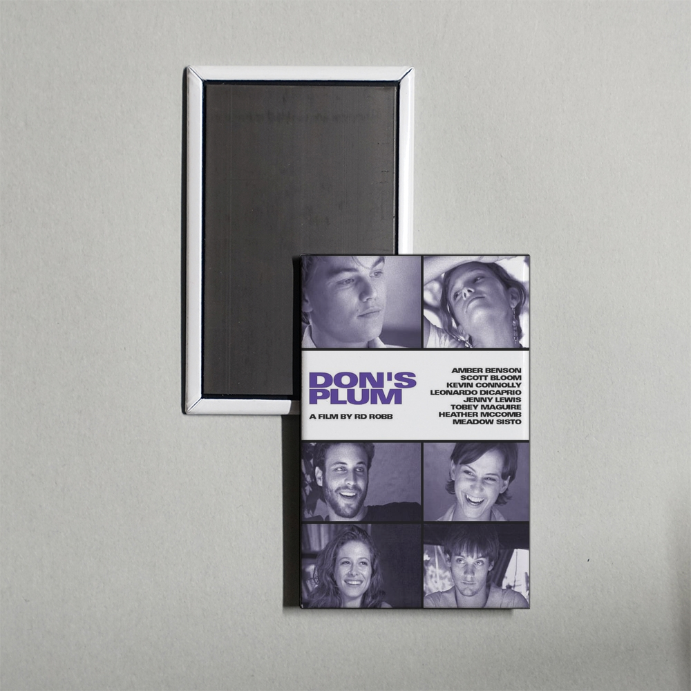 Don's Plum Mini Movie Fridge Magnet