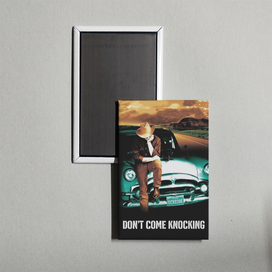 Don't Come Knocking Mini Movie Fridge Magnet
