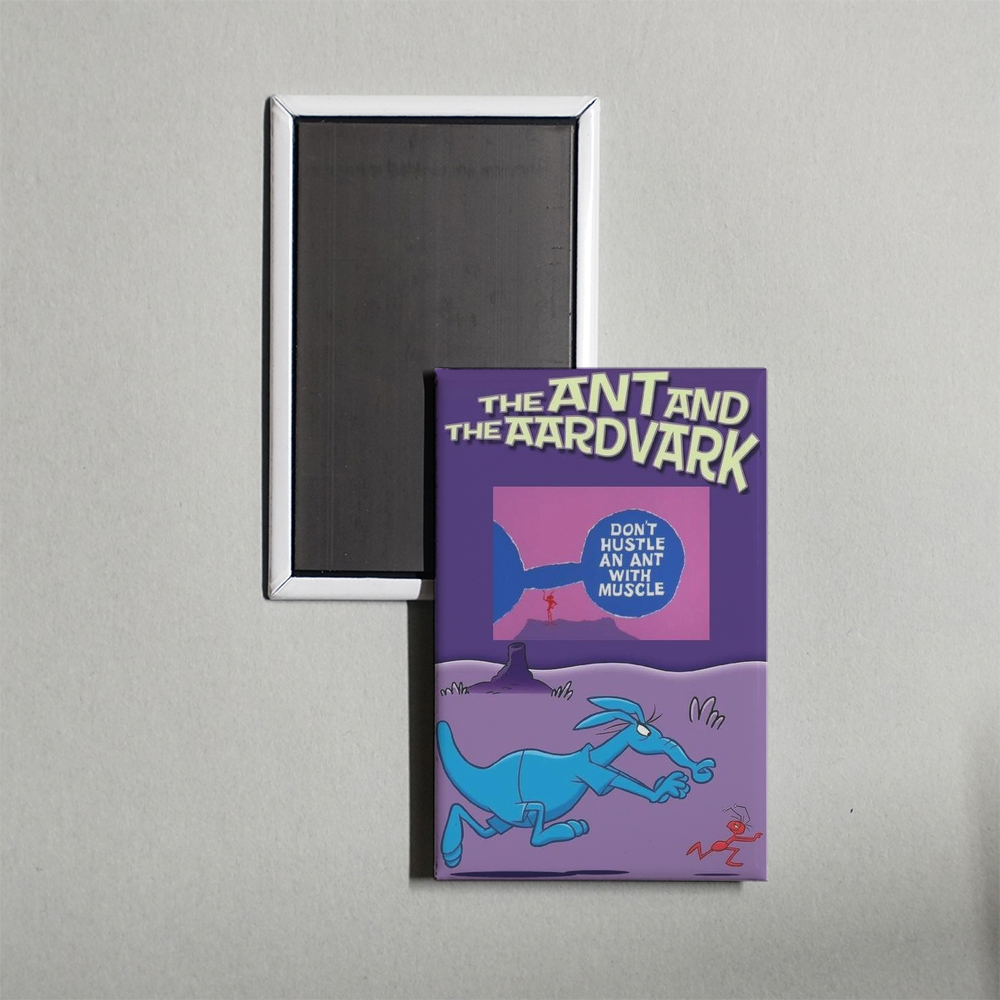 Don't Hustle an Ant with Muscle Mini Movie Fridge Magnet