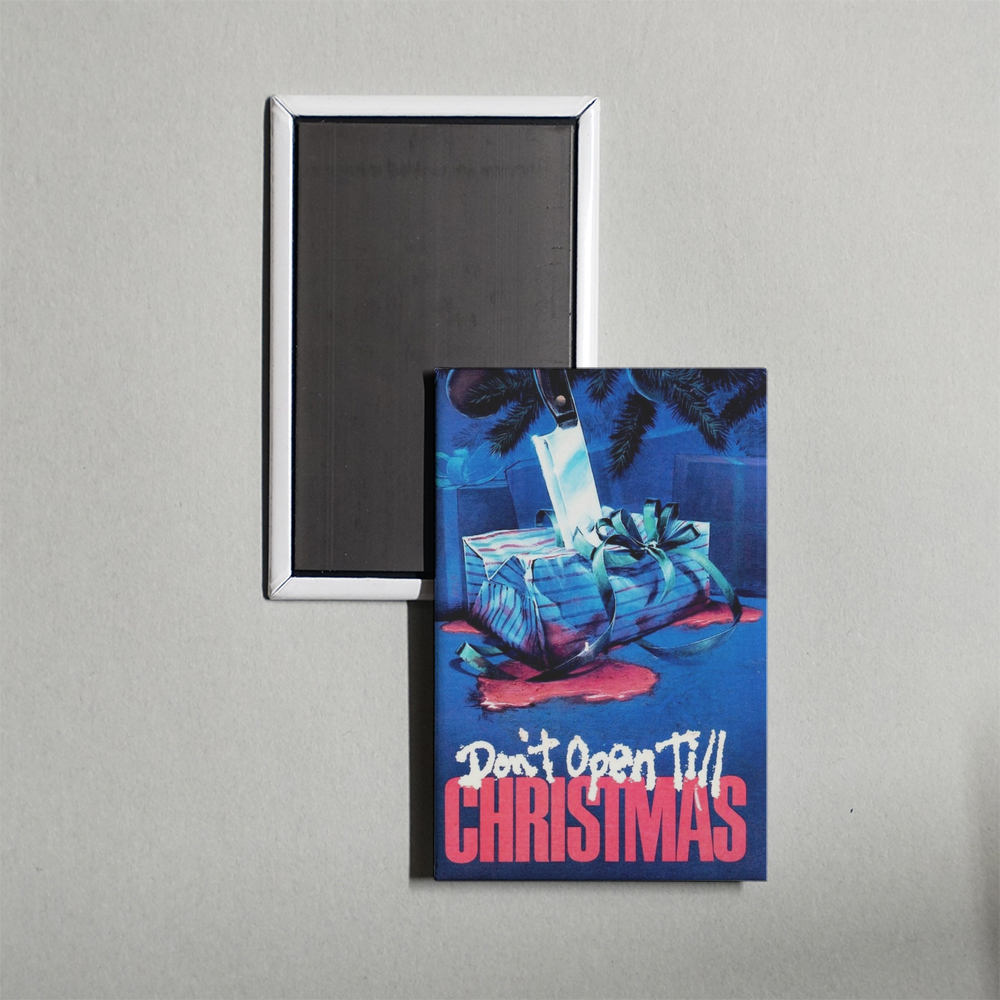 Don't Open Till Christmas Mini Movie Fridge Magnet