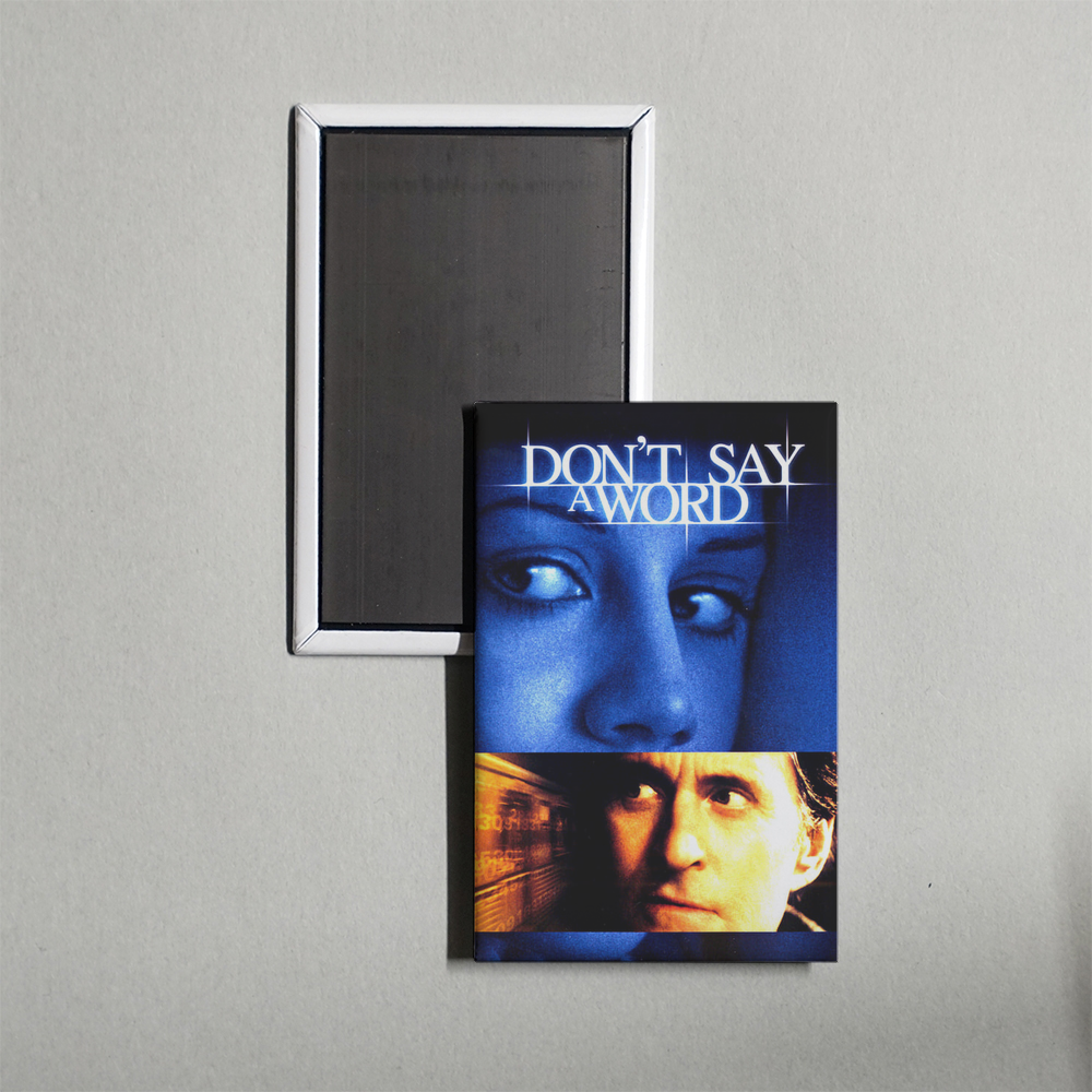 Don't Say a Word Mini Movie Fridge Magnet