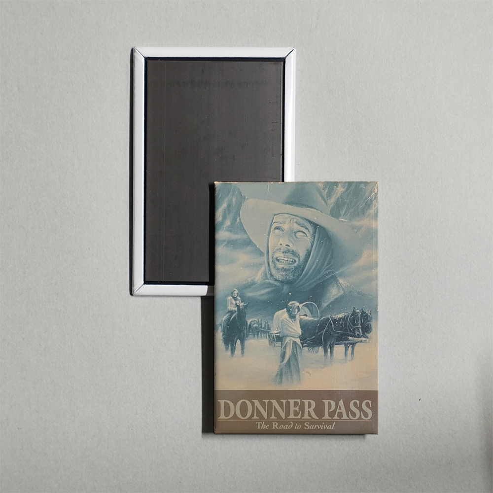 Donner Pass The Road to Survival Mini Movie Fridge Magnet