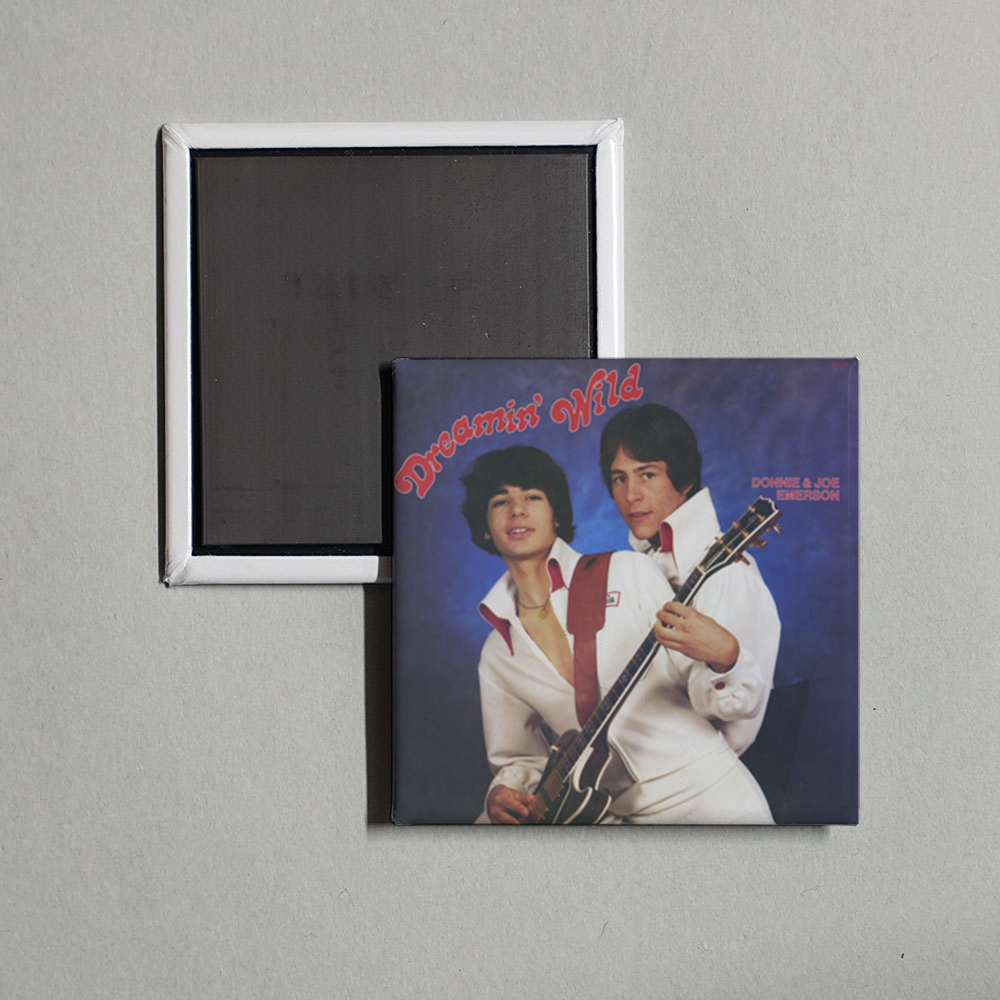 Donnie & Joe Emerson - Dreamin' Wild Album Cover Fridge Magnet
