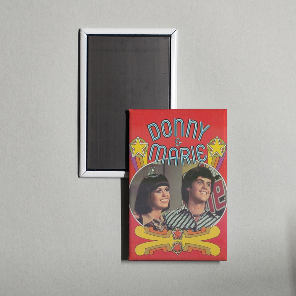Donny & Marie TV Show Fridge Magnet