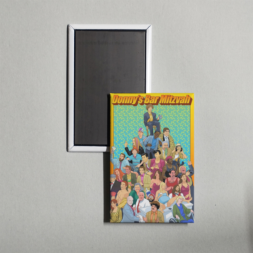 Donny's Bar Mitzvah Mini Movie Fridge Magnet