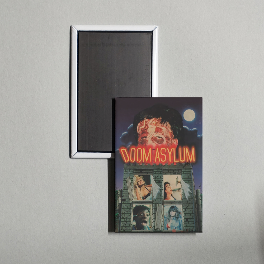 Doom Asylum Mini Movie Fridge Magnet