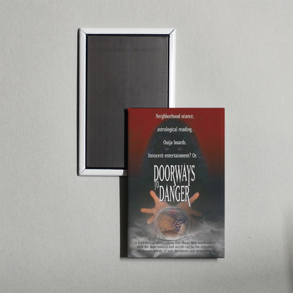 Doorways To Danger Mini Movie Fridge Magnet