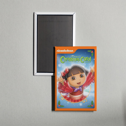 Dora the Explorer Dora's Christmas Carol Adventure Mini Movie Fridge Magnet