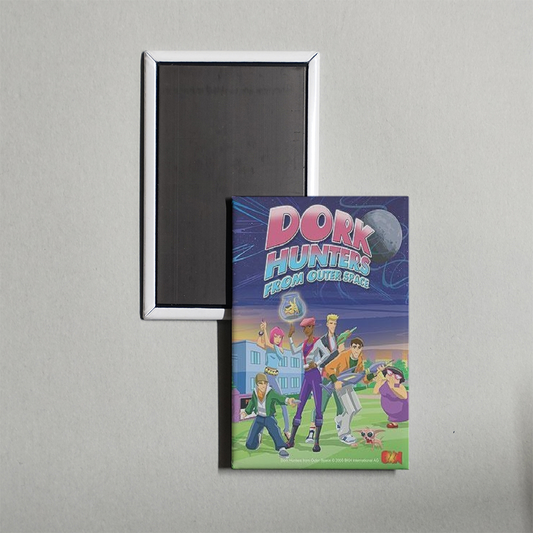 Dork Hunters From Outer Space TV Show Fridge Magnet