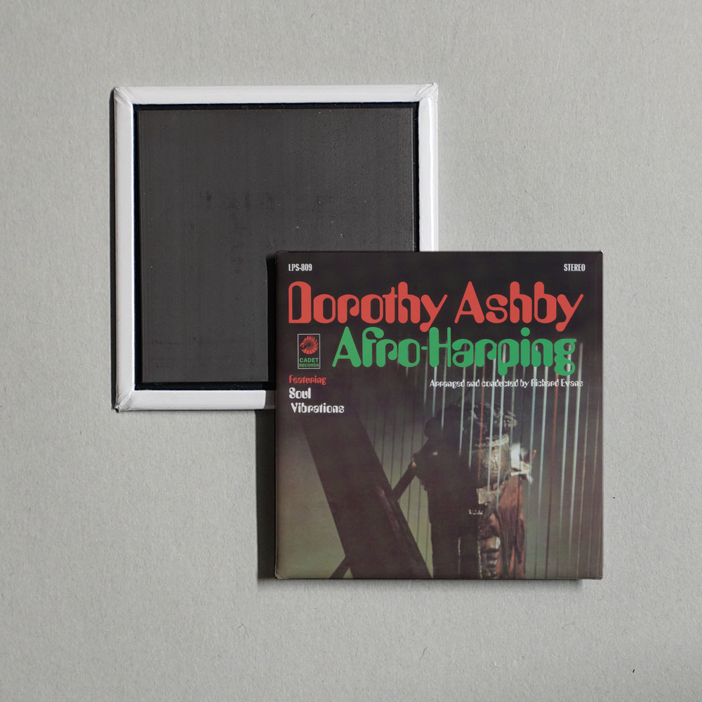 Dorothy Ashby - Afro-Harping Album Cover Fridge Magnet