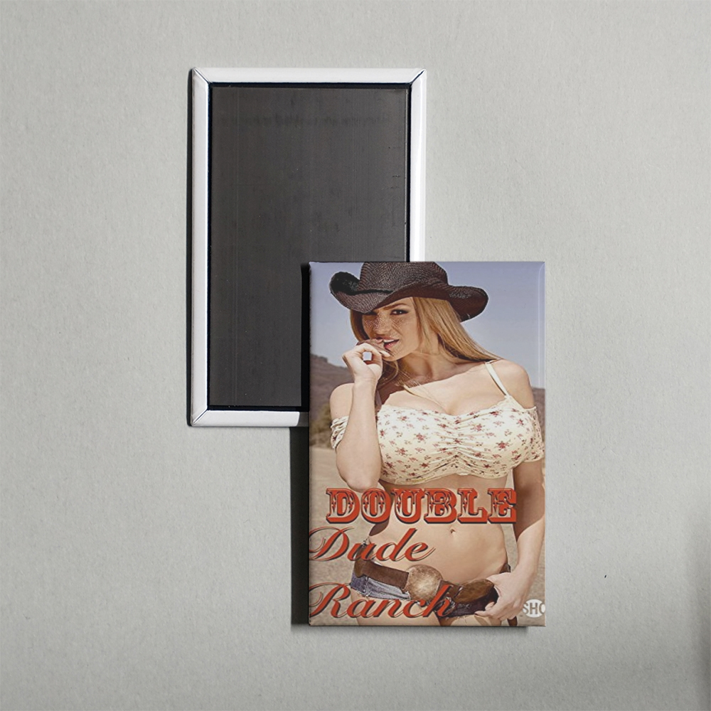 Double D Dude Ranch Mini Movie Fridge Magnet