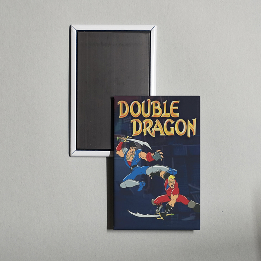 Double Dragon TV Show Fridge Magnet