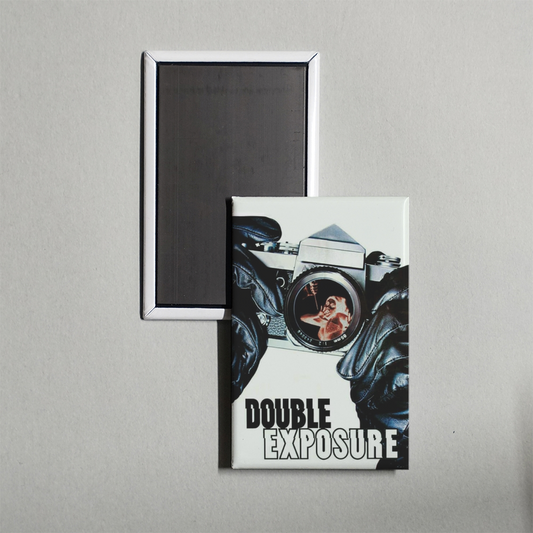 Double Exposure Mini Movie Fridge Magnet