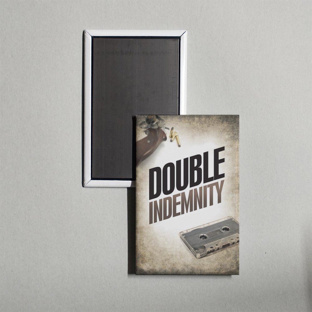 Double Indemnity Mini Movie Fridge Magnet
