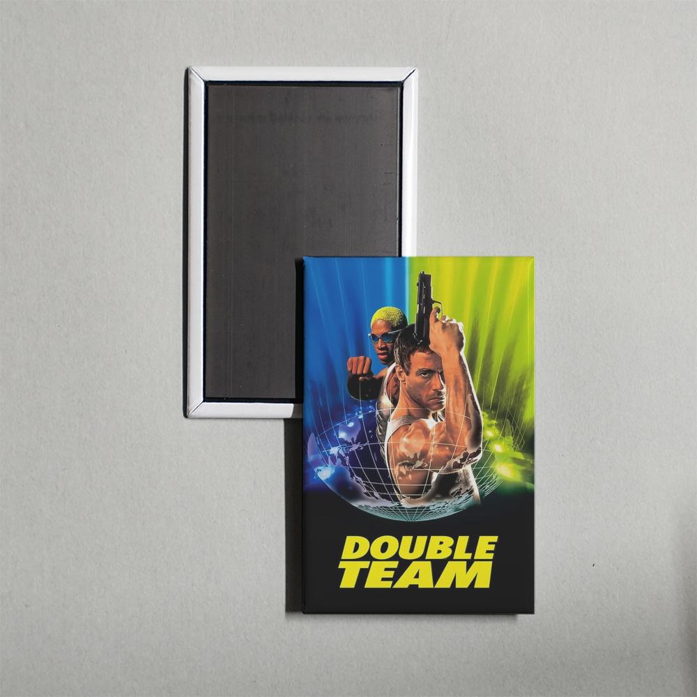 Double Team Mini Movie Fridge Magnet