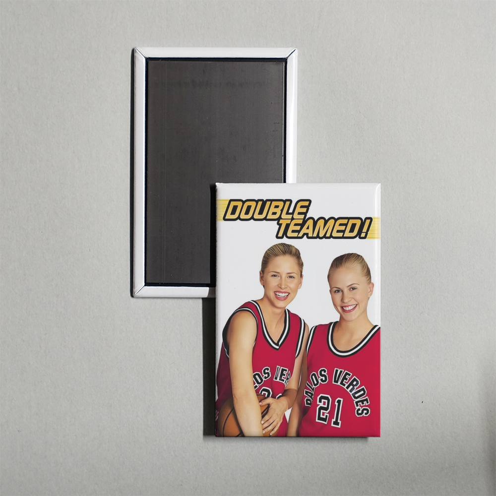 Double Teamed! Mini Movie Fridge Magnet