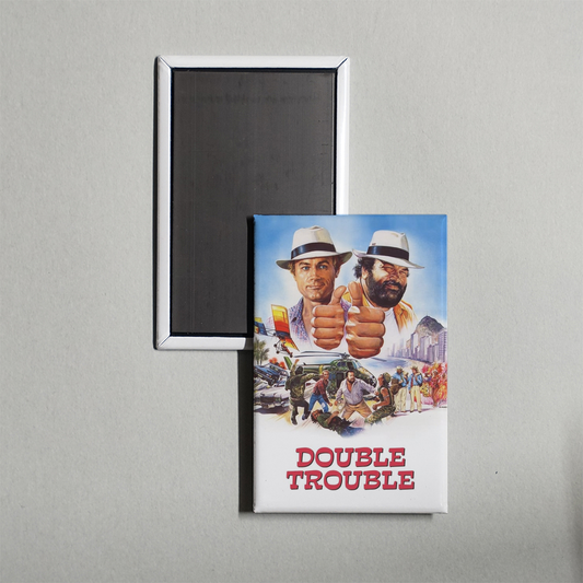 Double Trouble Mini Movie Fridge Magnet