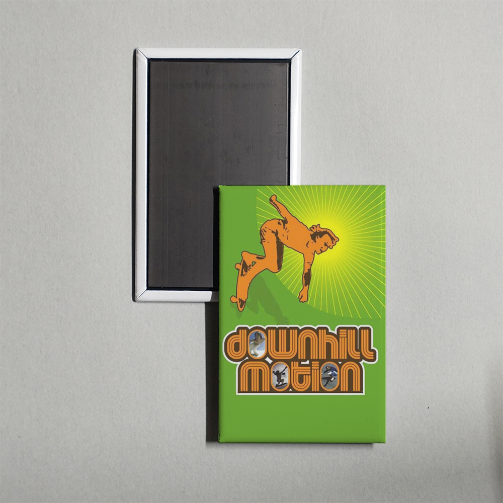 Downhill Motion Mini Movie Fridge Magnet