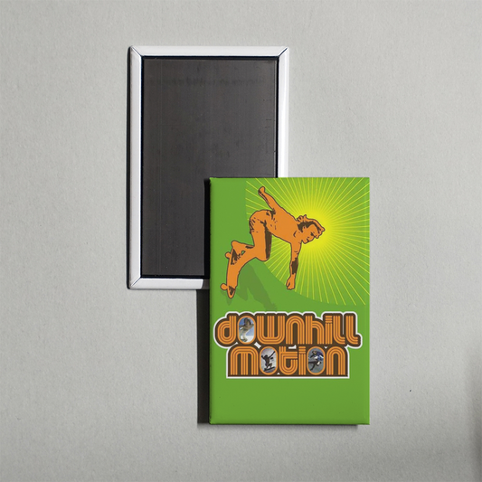 Downhill Motion Mini Movie Fridge Magnet