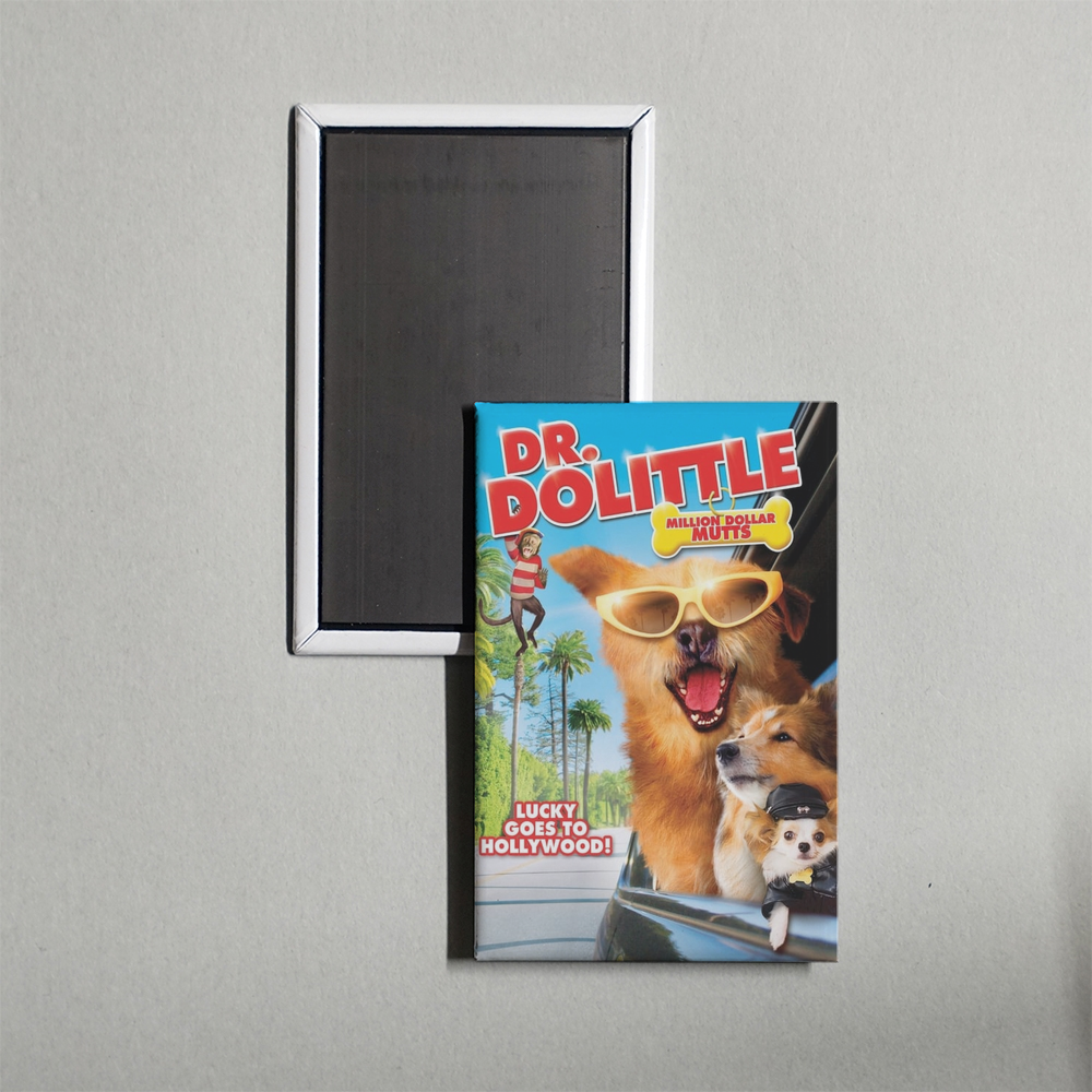 Dr. Dolittle Million Dollar Mutts Mini Movie Fridge Magnet