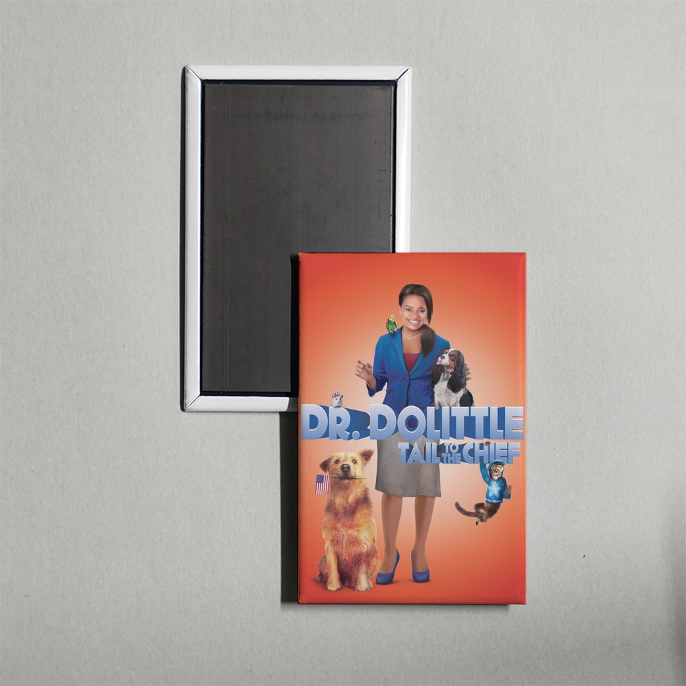 Dr. Dolittle Tail to the Chief Mini Movie Fridge Magnet
