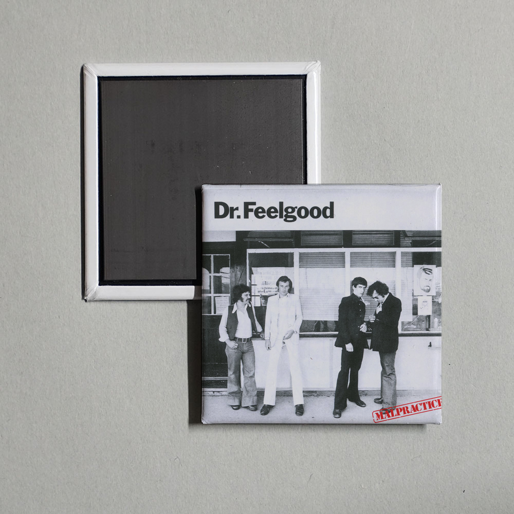 Dr. Feelgood - Malpractice Album Cover Fridge Magnet