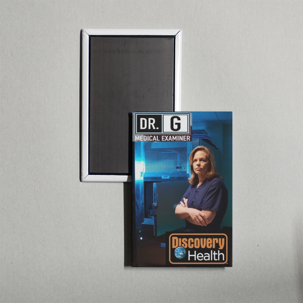 Dr. G Medical Examiner TV Show Fridge Magnet