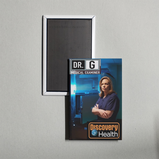 Dr. G Medical Examiner TV Show Fridge Magnet