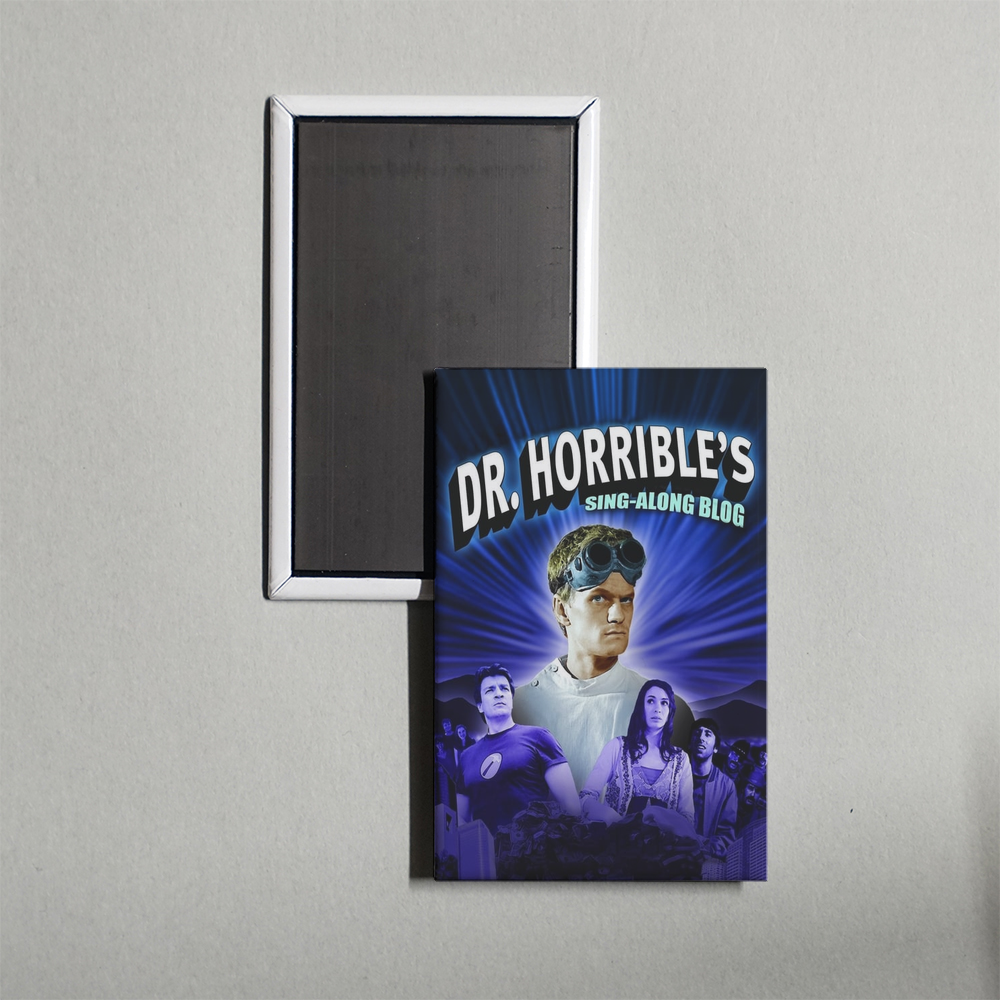 Dr. Horrible's Sing-Along Blog TV Show Fridge Magnet