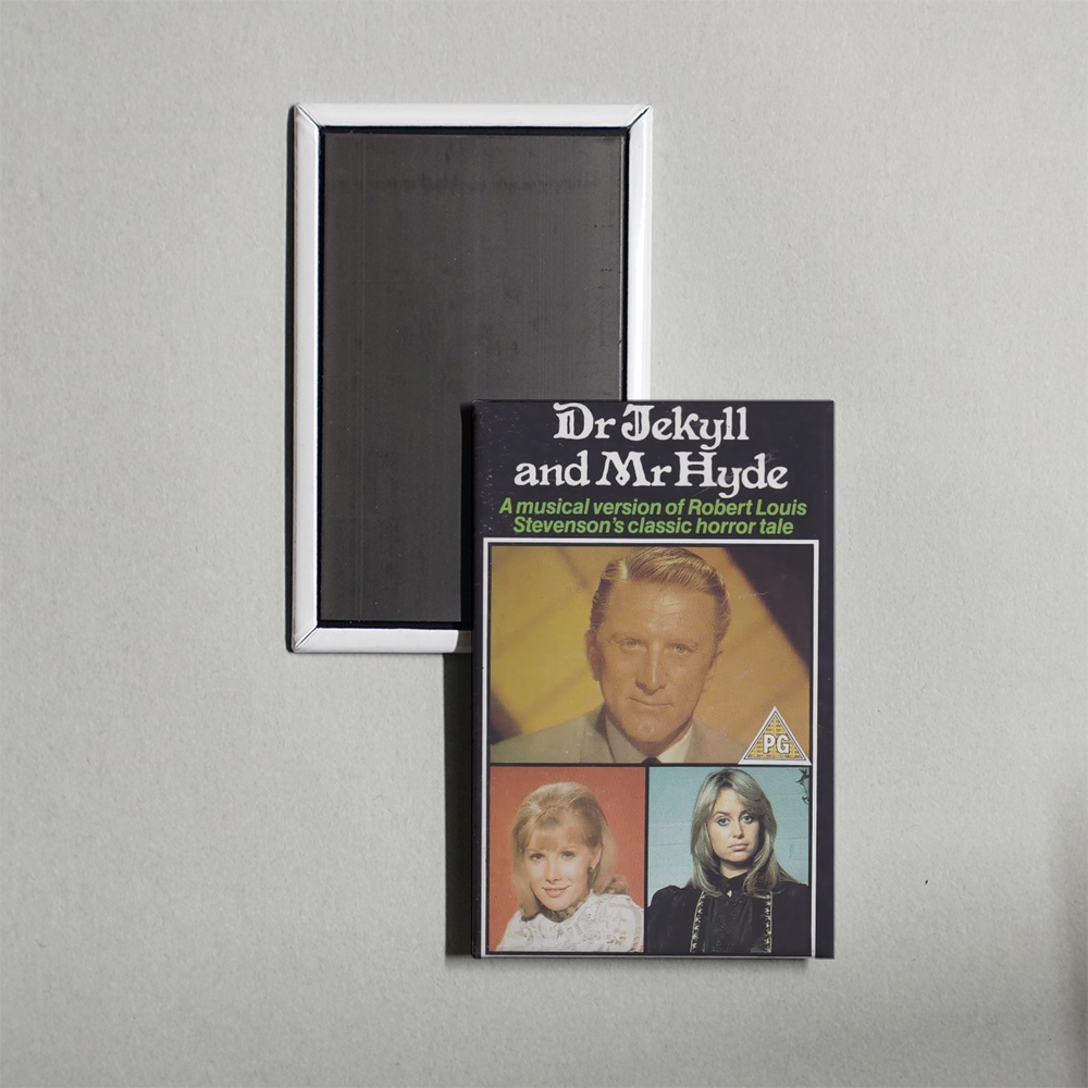 Dr. Jekyll and Mr. Hyde Mini Movie Fridge Magnet