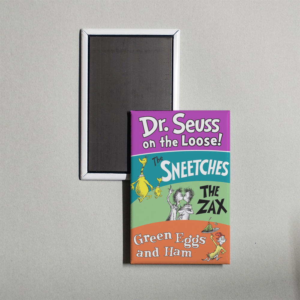 Dr. Seuss on the Loose Mini Movie Fridge Magnet
