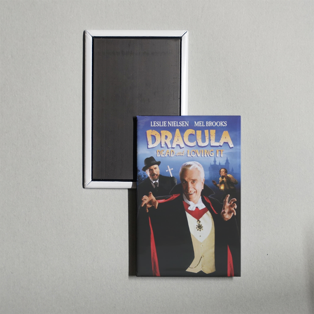 Dracula Dead and Loving It Mini Movie Fridge Magnet
