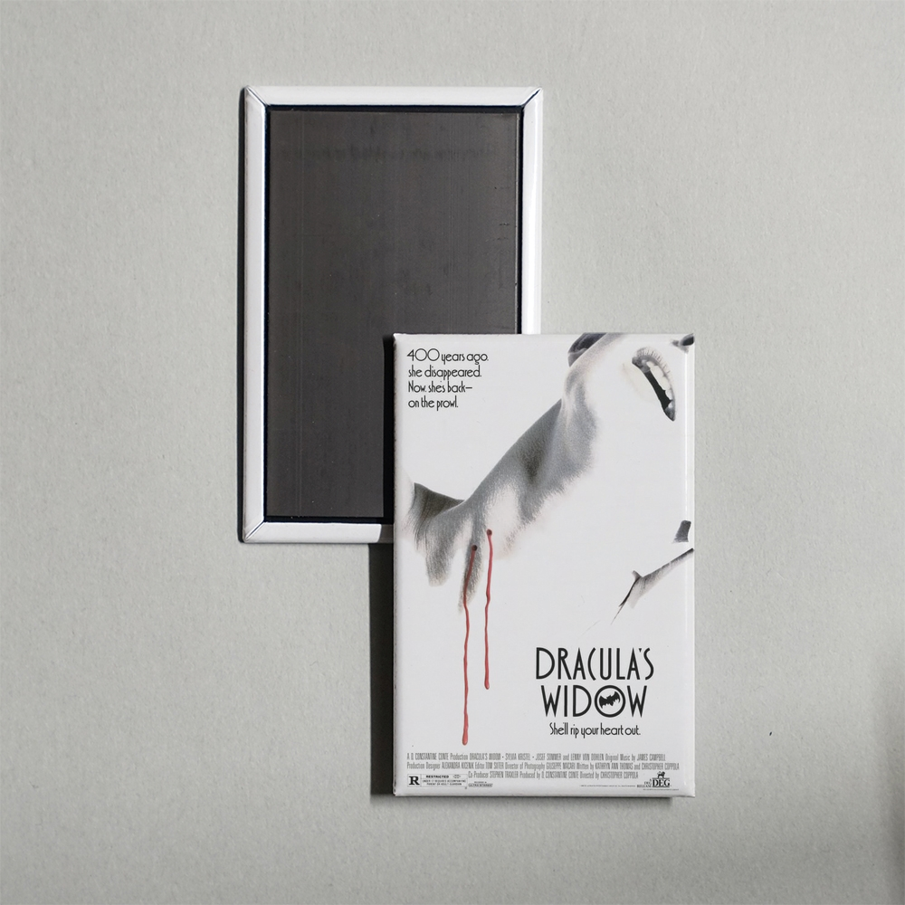 Dracula's Widow Mini Movie Fridge Magnet