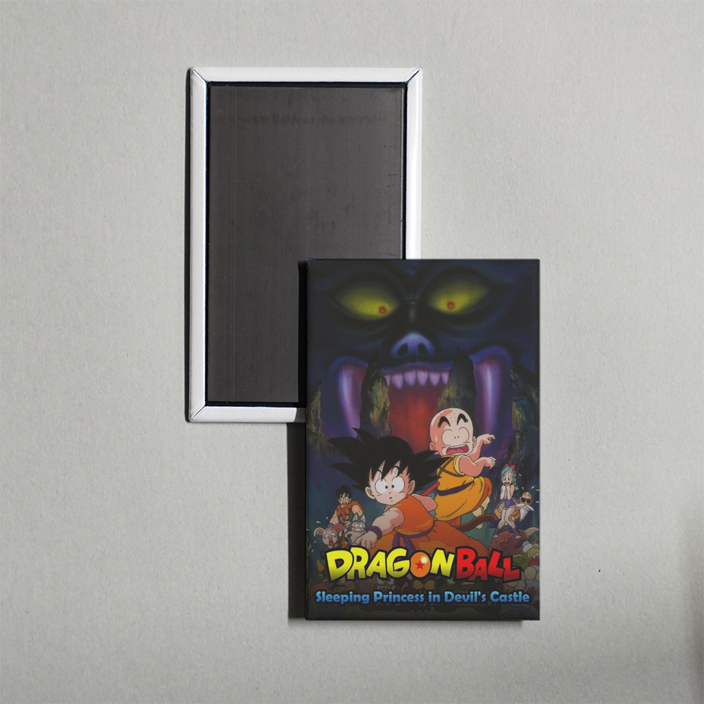 Dragon Ball Sleeping Princess in Devil's Castle Mini Movie Fridge Magnet