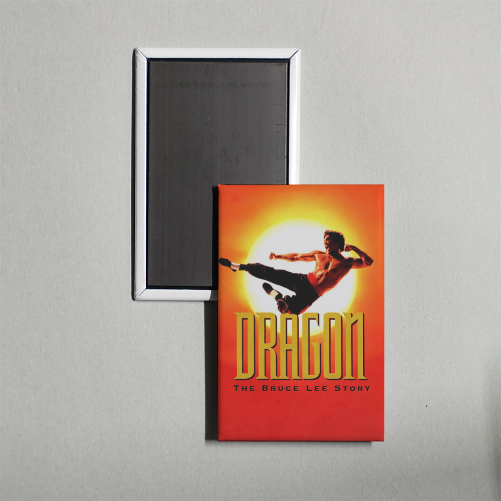 Dragon The Bruce Lee Story Mini Movie Fridge Magnet