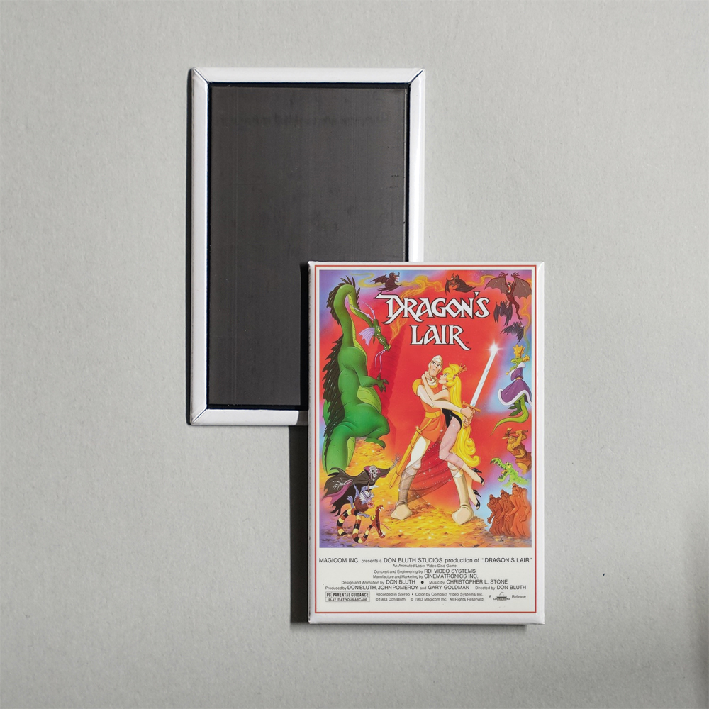 Dragon's Lair TV Show Fridge Magnet