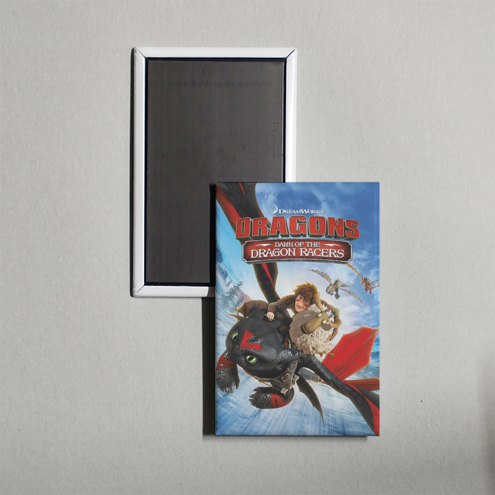 Dragons Dawn of the Dragon Racers Mini Movie Fridge Magnet